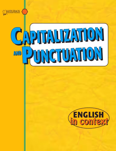 خرید و دانلود نسخه کامل کتاب Capitalization and Punctuation: English in Context