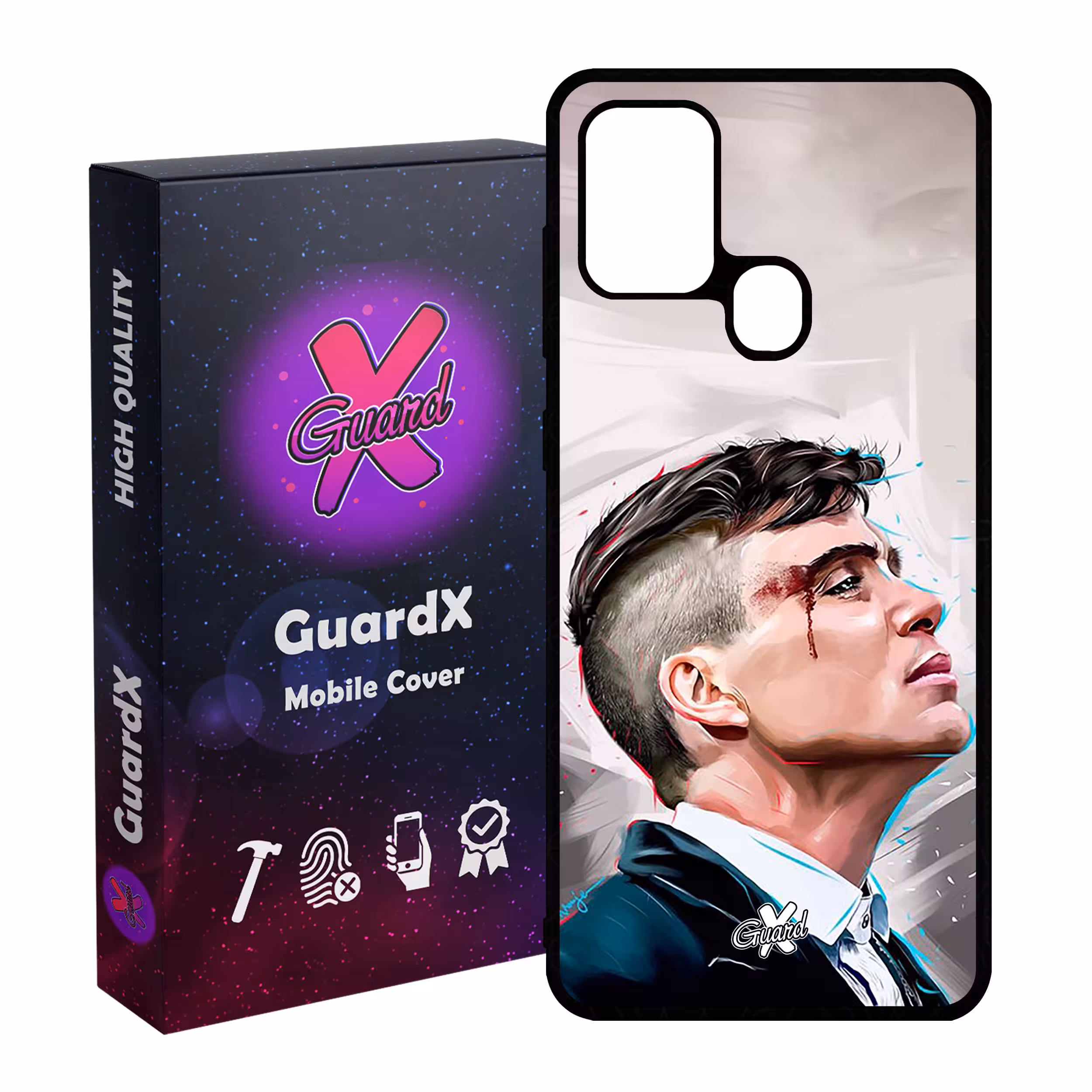 کاور گارد ایکس طرح Peaky Blinders مدل Glass10032 مناسب برای گوشی موبایل سامسونگ Galaxy A21s