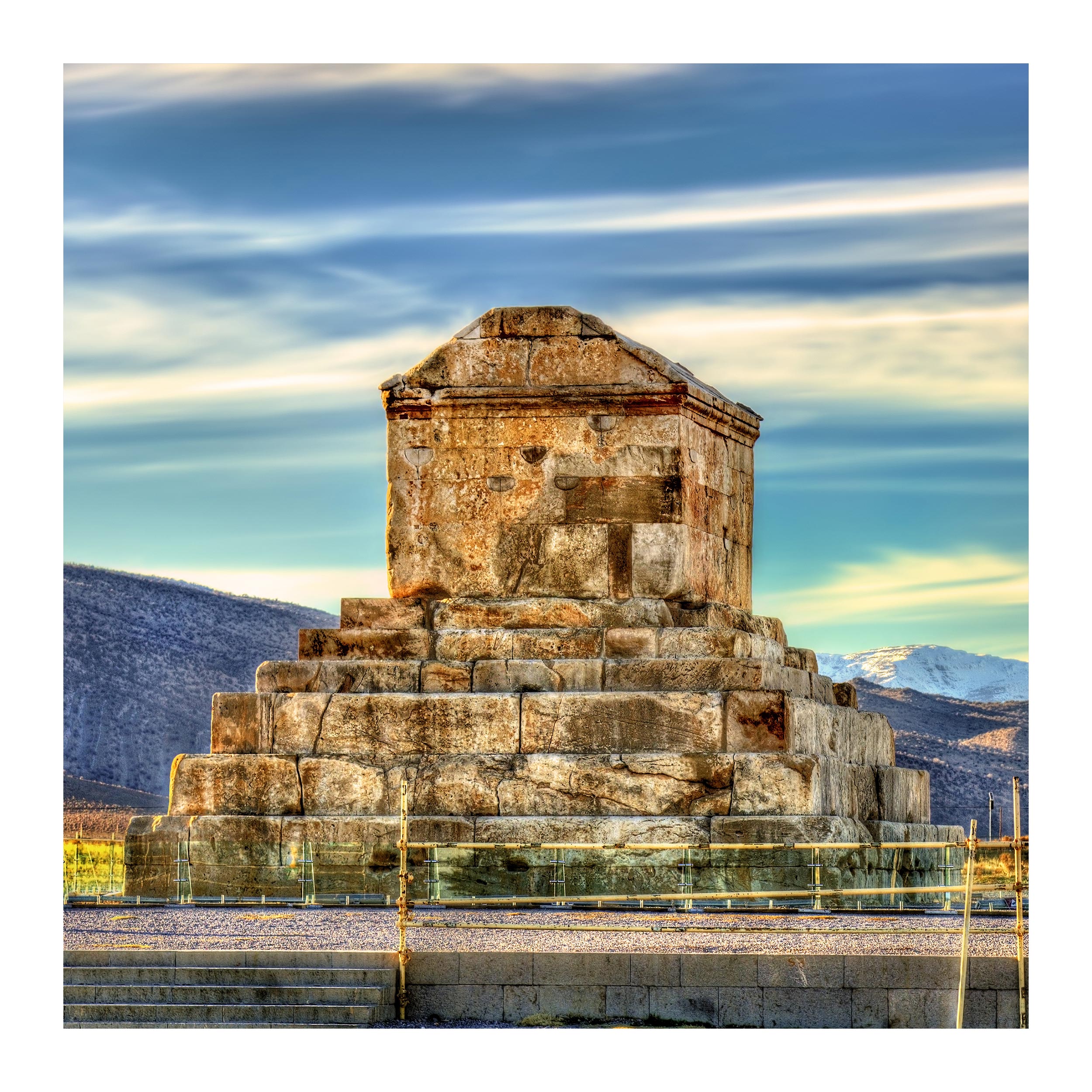 تابلو شاسی مدل R1006 طرح پاسارگاد آرامگاه کوروش هخامنشی