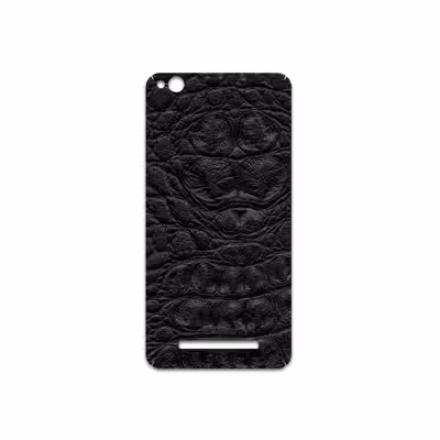 برچسب پوششی ماهوت مدل Black-Crocodile-Leather مناسب برای گوشی موبایل شیائومی Redmi 4A