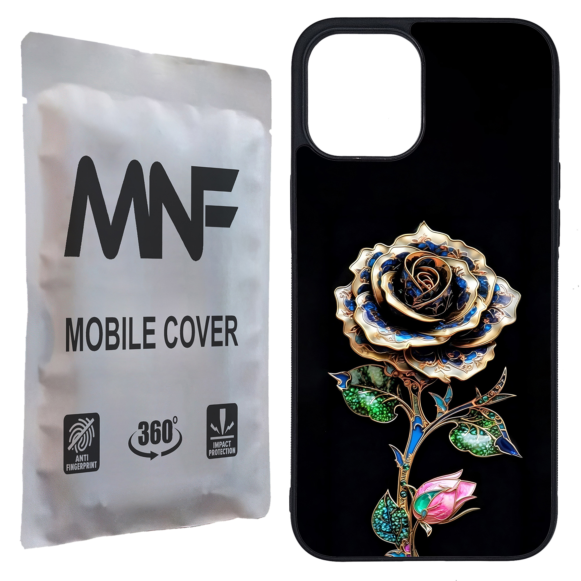 کاور ام ان اف طرح گل کد P-047 مناسب برای گوشی موبایل اپل iPhone 12 Pro Max