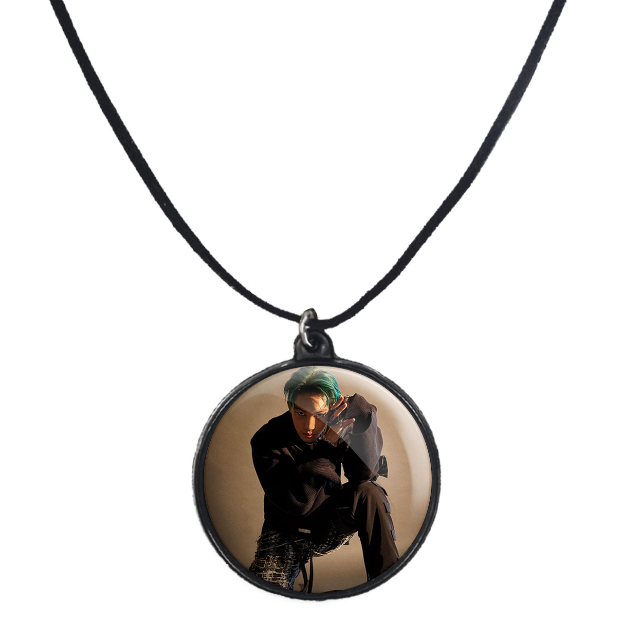 گردنبند پرمانه طرح exo کد pmb.13936 مدل دو طرفه