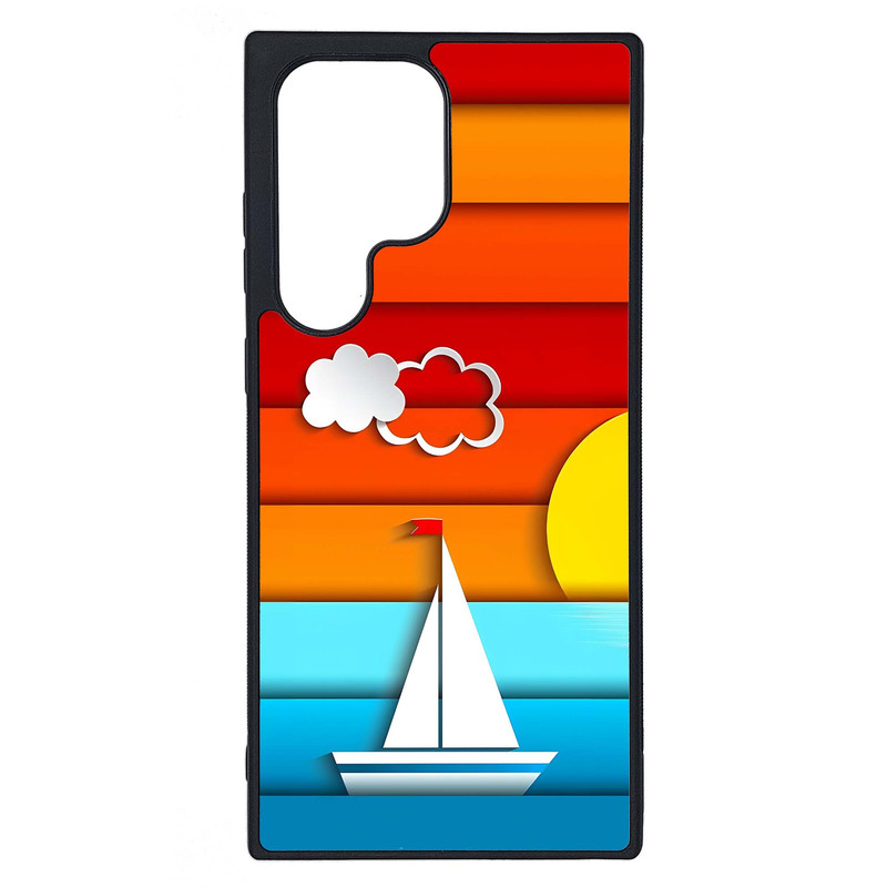 کاور طرح قایق کد G-140 مناسب برای گوشی موبایل سامسونگ Galaxy S23 Ultra | دیجی قاب دونی