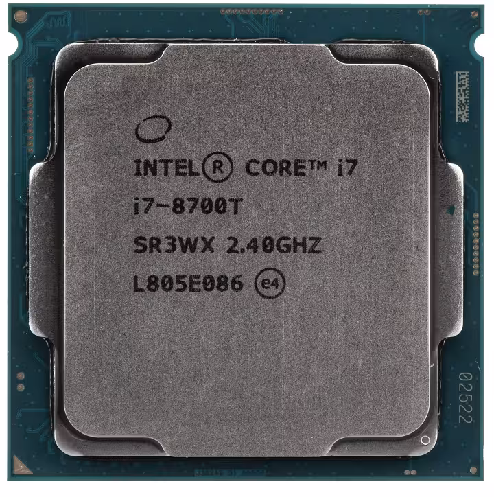 پردازنده CPU اینتل بدون باکس مدل Core i7-8700T فرکانس 2.40 گیگاهرتز