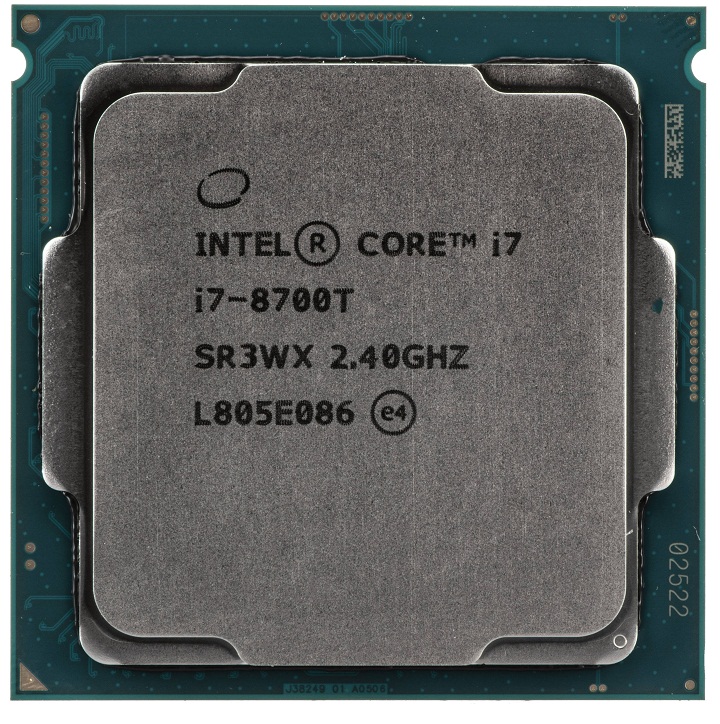 پردازنده CPU اینتل بدون باکس مدل Core i7-8700T فرکانس 2.40 گیگاهرتز
