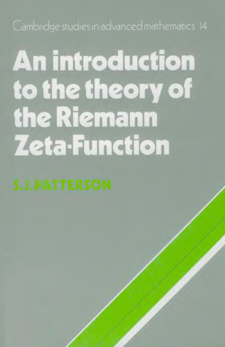 خرید و دانلود نسخه کامل کتاب An introduction to the theory of the Riemann zeta-function