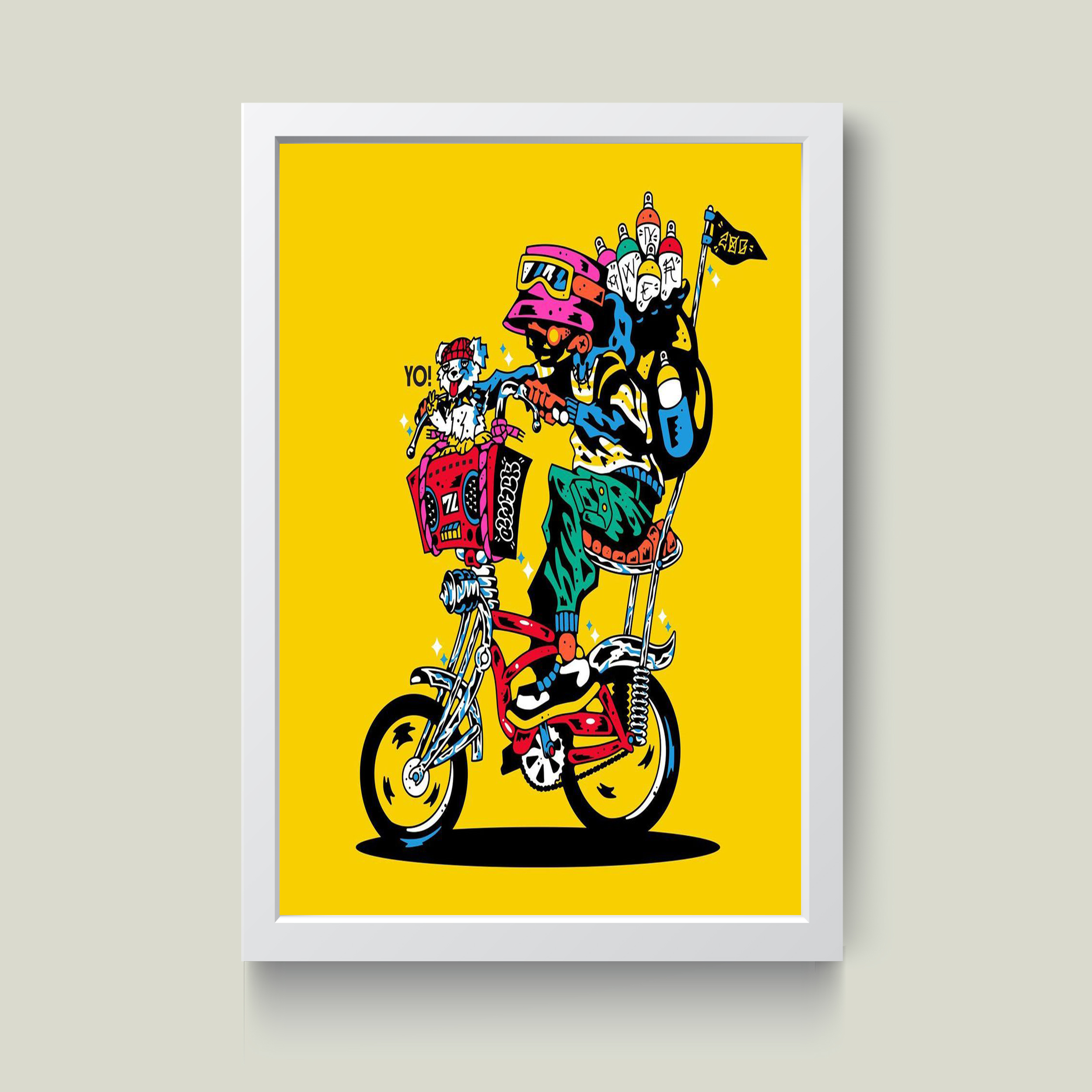 تابلو مدل دکوراتیو فانتزی Rack کد G6-29