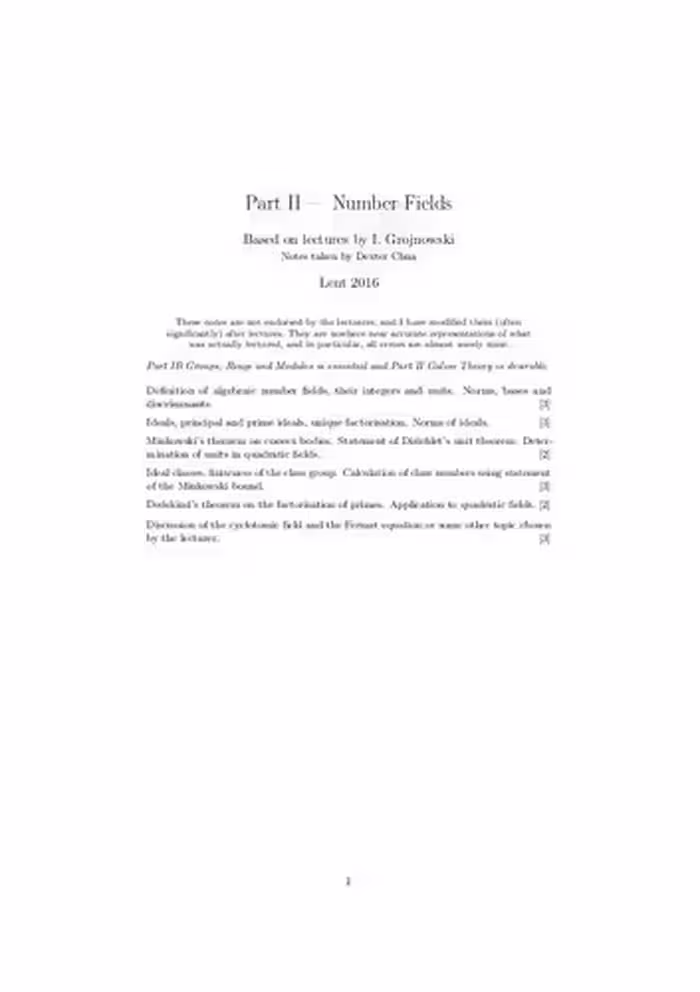 خرید و دانلود نسخه کامل کتاب Number Fields