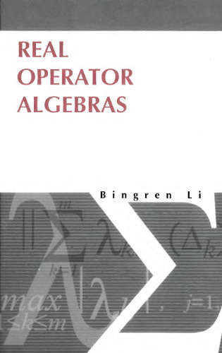 خرید و دانلود نسخه کامل کتاب Real operator algebras