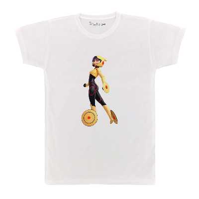 تی شرت بچگانه پرمانه طرح قهرمان بزرگ کد pmt.1624