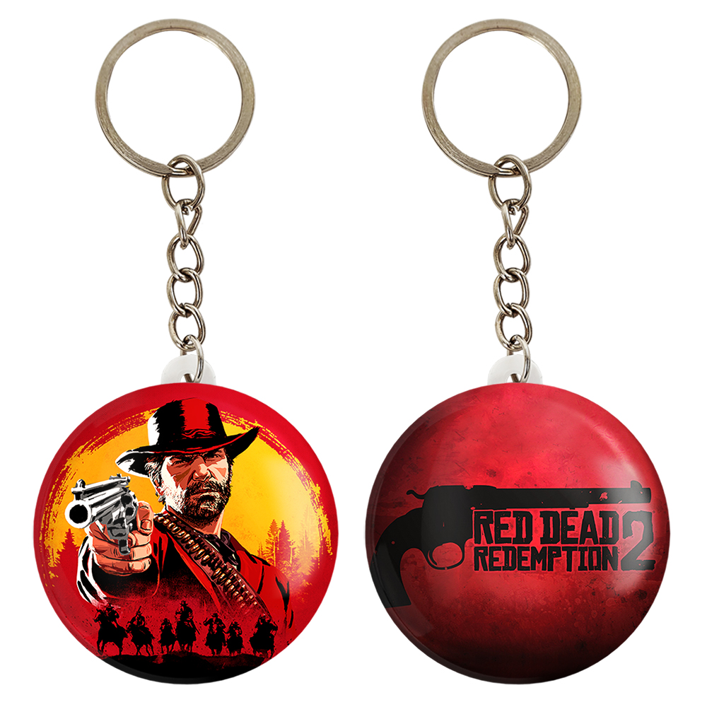 جاکلیدی خندالو مدل رد دد Red Dead کد 1029310297 مجموعه 2 عددی