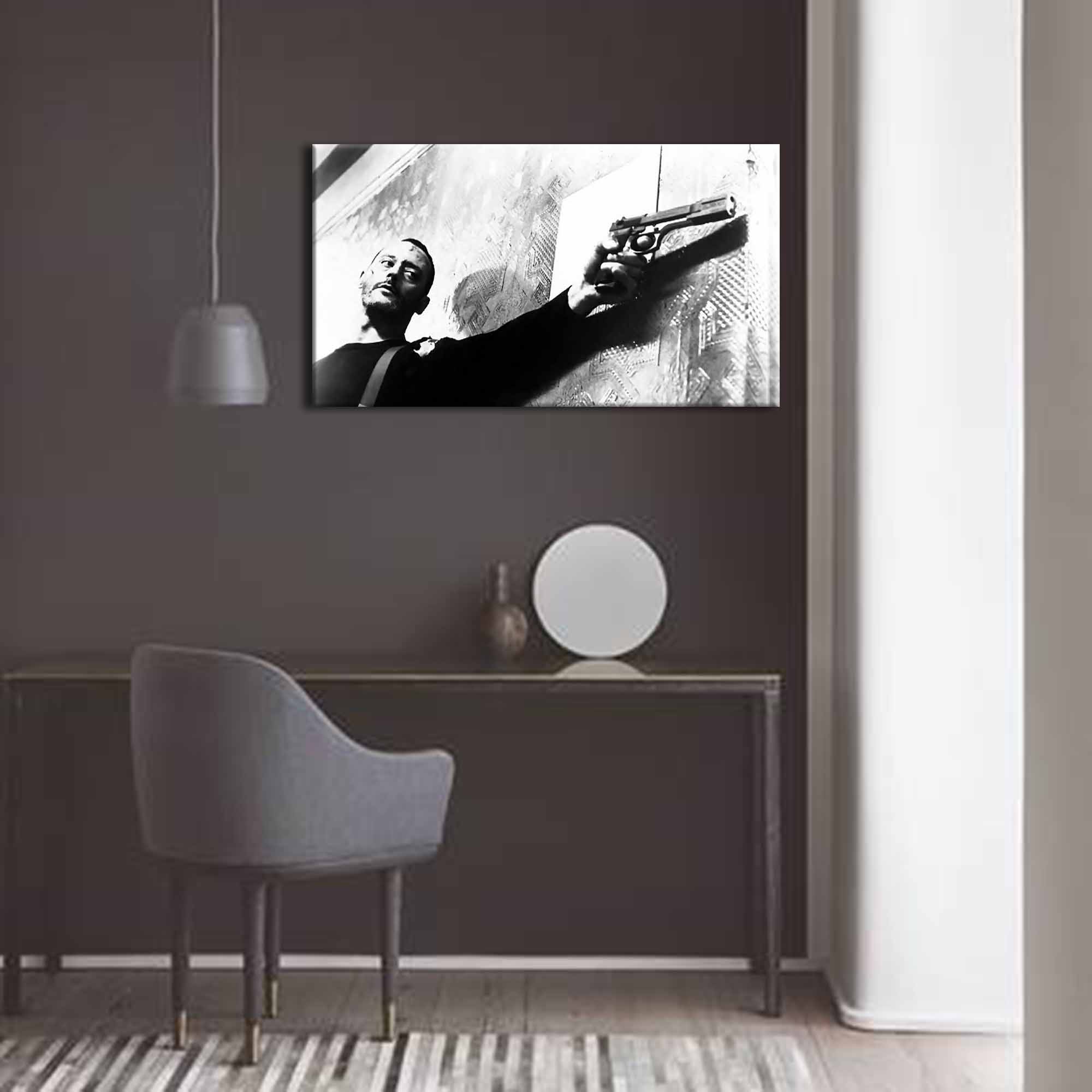 تابلو شاسی مدل بازیگران مشهور فیلم و سینما - ژان رنو لئون -hz-کد 29