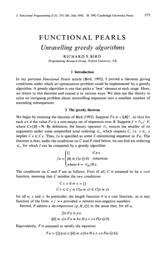 خرید و دانلود نسخه کامل کتاب Functional pearls: A collection of advanced articles on functional programming selected from the Web, 1992-2015