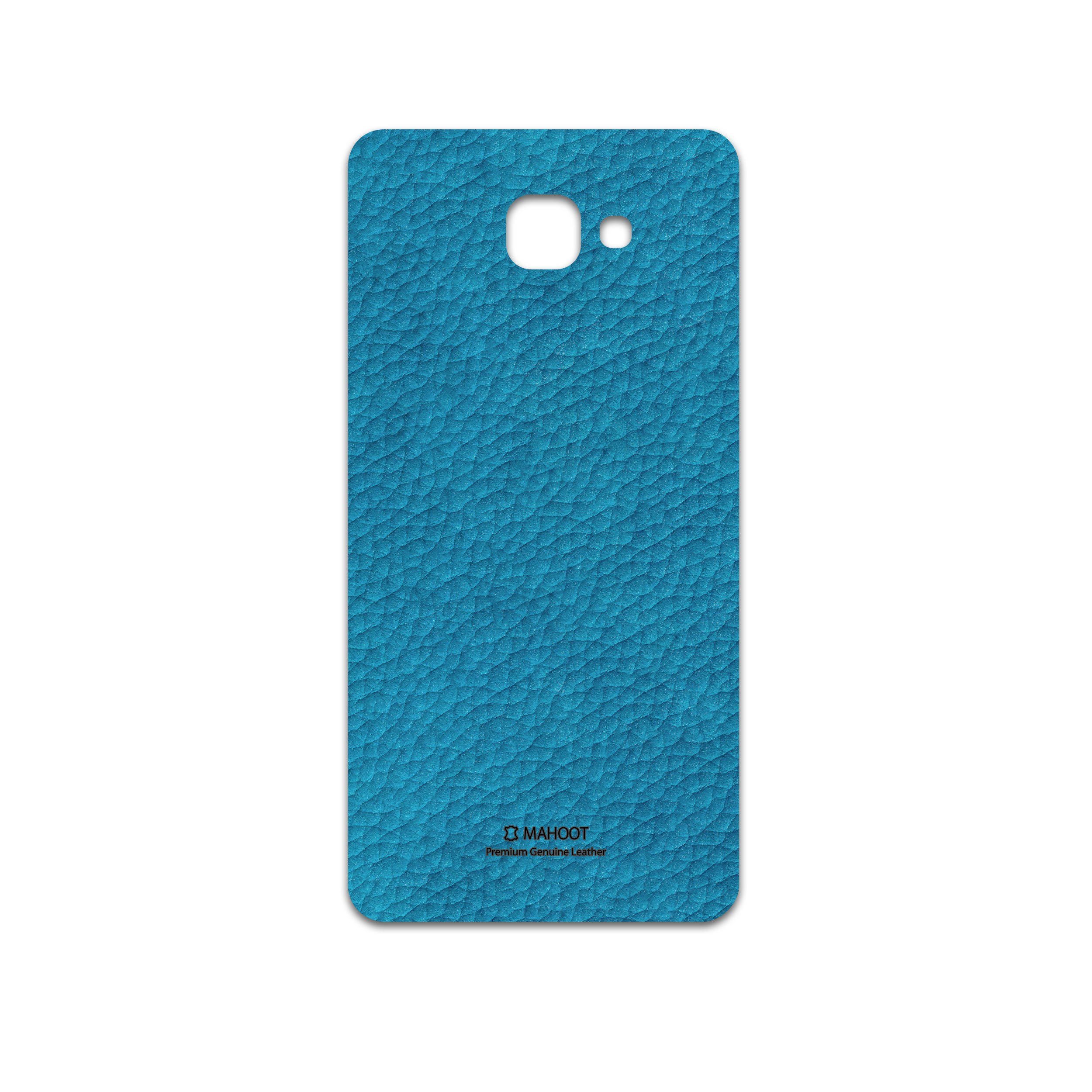 برچسب پوششی ماهوت مدل Blue-Leather مناسب برای گوشی موبایل سامسونگ Galaxy C7