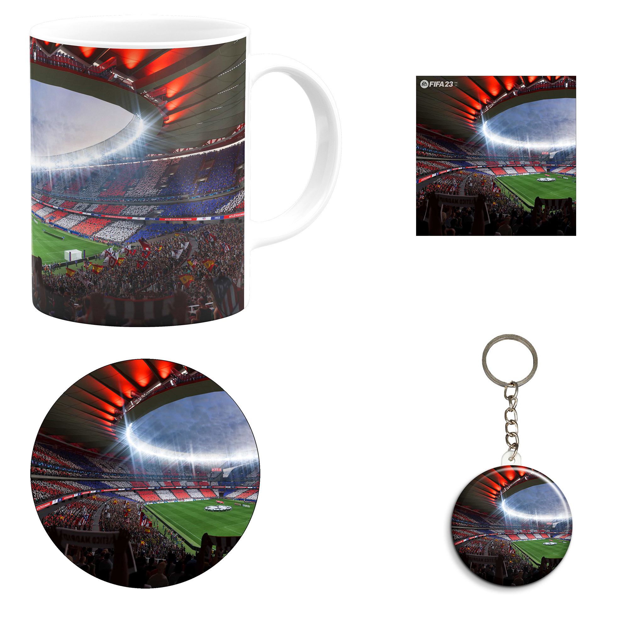 ست هدیه ماگ مدل بازی فوتبال فیفا طرح FIFA کد M5