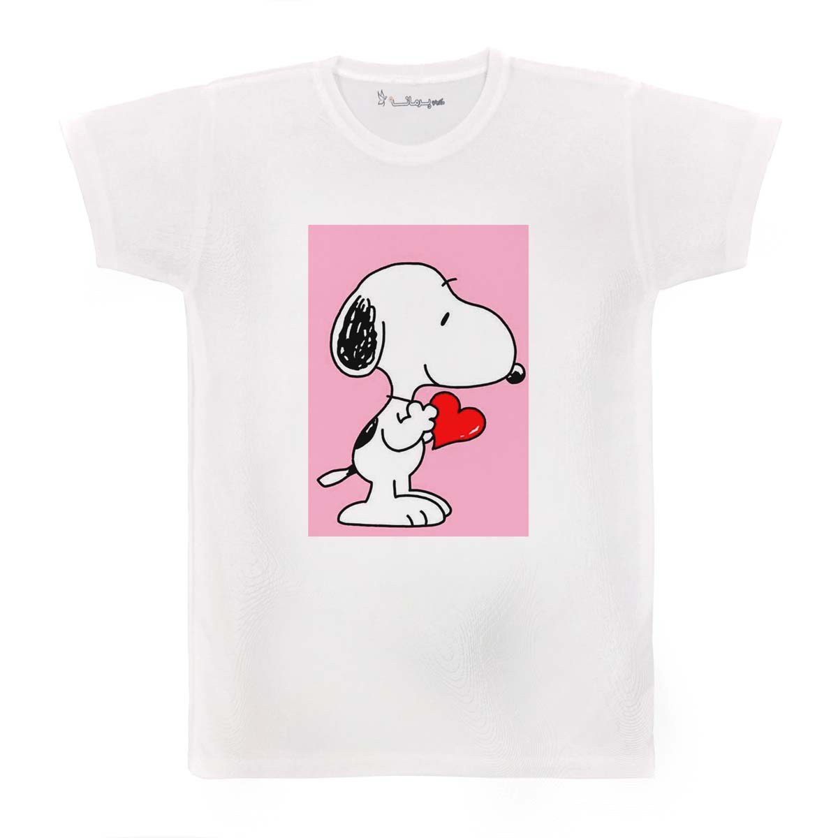 تی شرت بچگانه پرمانه طرح اسنوپی کد pmt.3689