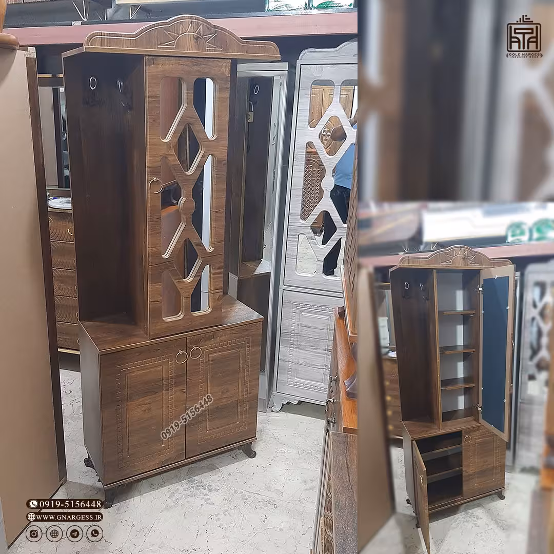 جالباسی کمدی نما ام دی اف وکیوم طرح خورشید (هزینه ارسال پس کرایه)

