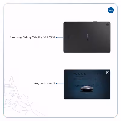 برچسب پوششی ماهوت مدل Hang Instrument مناسب برای تبلت سامسونگ Galaxy Tab S5e 10.5 2019 T725