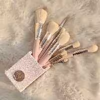 براش بی اچ یازده تیکه مدل فیری لایتس
B H makeup brush set 11 pcs