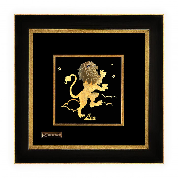 تابلو طلا کوب مارک گلد طرح هدیه ماه تولد مرداد کد TS3D05