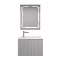 روشویی کابینتی تجسم مدل نهال - آینه و روشویی تجسم