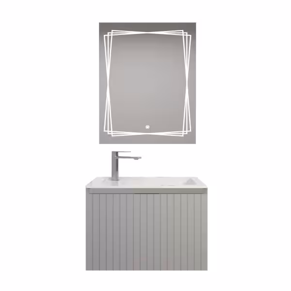 روشویی کابینتی تجسم مدل نهال - آینه و روشویی تجسم