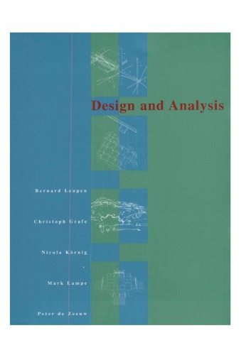 خرید و دانلود نسخه کامل کتاب Design and Analysis BY Leupen - Pdf