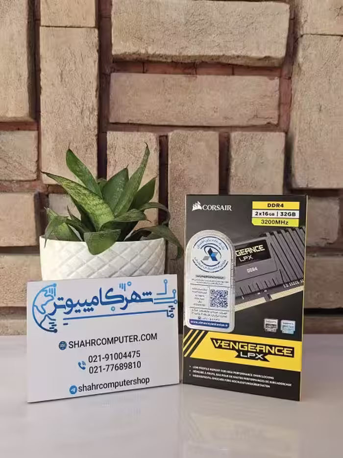 رم دسکتاپ CORSAIR VENGEANCE LPX 32GB (2*16GB) DDR4 3600MHz (آکبند-گارانتی اصلی)