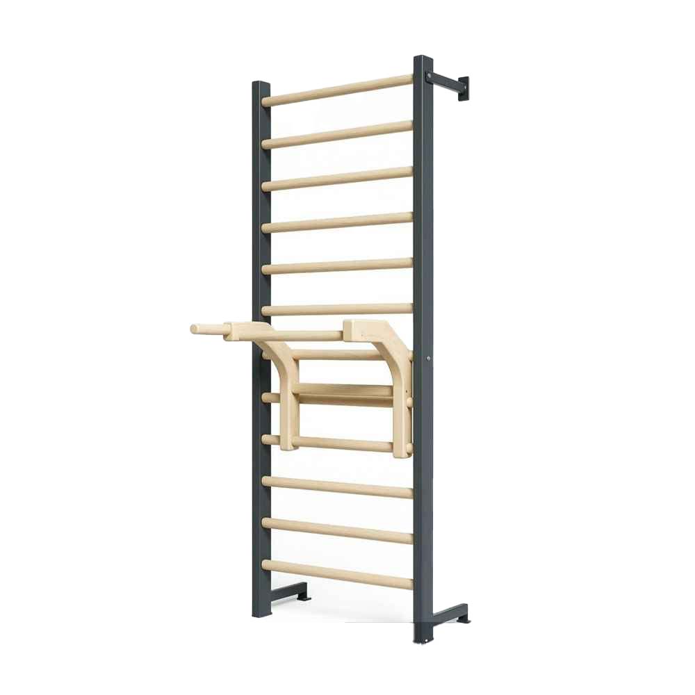 خرید نردبان سوئدی متحرک چوب و فلز کد KV13480