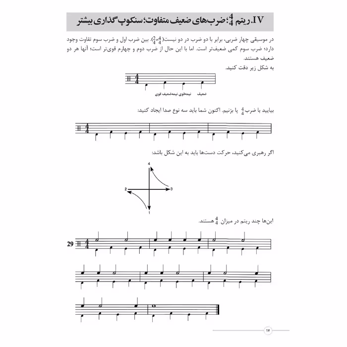 کتاب متد کاربردی و گام به گام ریتم در تئوری و عمل اثر رابرت استایرر انتشارات پنج خط