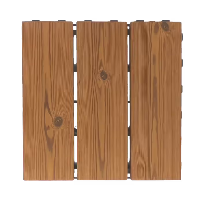 تایل ترمووود تراس 30*30 ضخامت 16 میلیمتر 3 شاخه