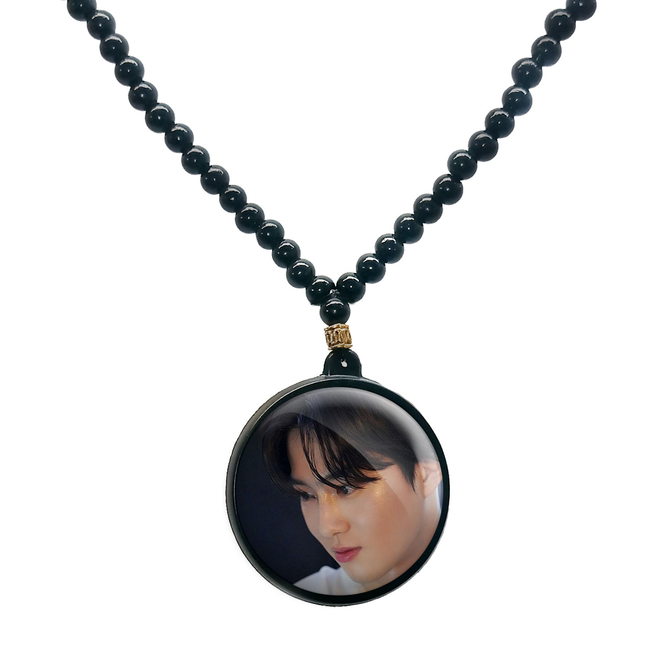 گردنبند پرمانه طرح exo کد pmd.14001 مدل دو طرفه