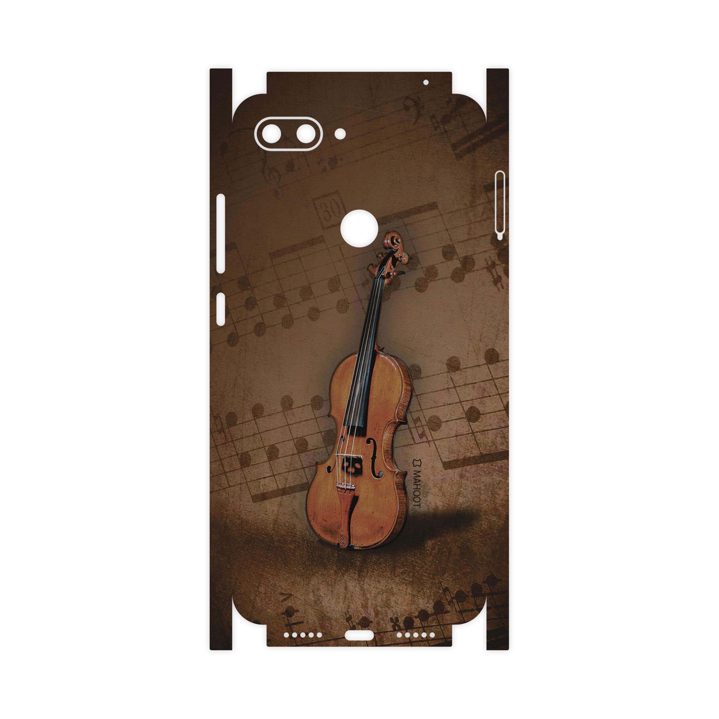 برچسب پوششی ماهوت مدل Violin-Instrument-FullSkin مناسب برای گوشی موبایل شیائومی MI 8 Lite