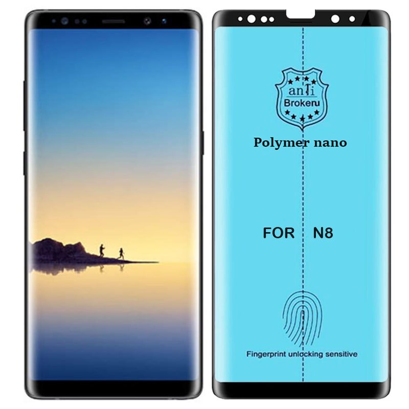 برچسب PMMA محافظ صفحه نمایش اورجینال مناسب برای گوشی Samsung Galaxy Note 8 مدل پلیمر نانو
