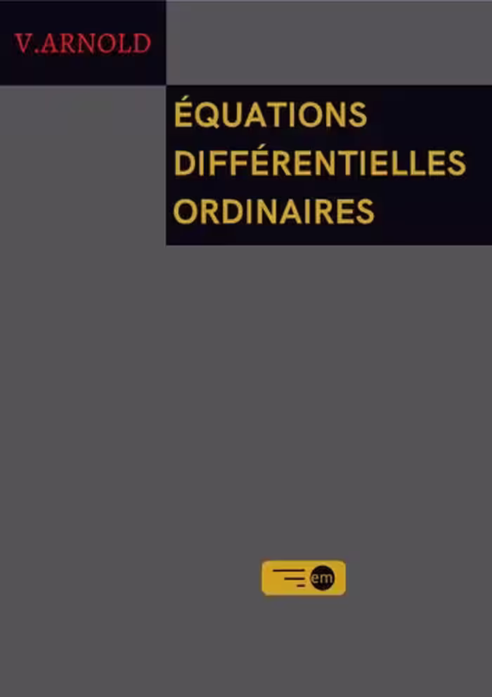 خرید و دانلود نسخه کامل کتاب Equations Differentielles Ordinaires
