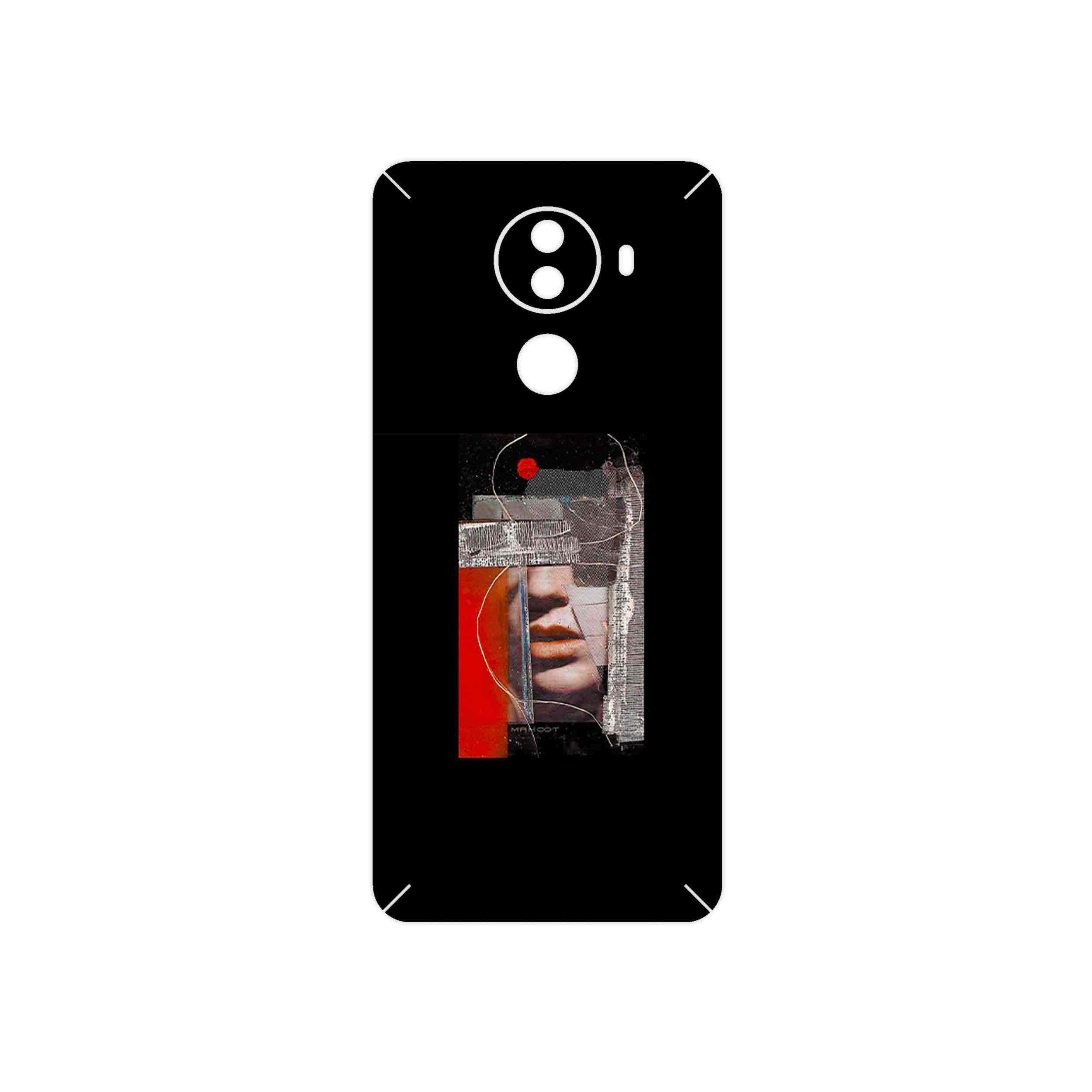 برچسب پوششی ماهوت مدل Collage of Mouth مناسب برای گوشی موبایل جی ال ایکس M1