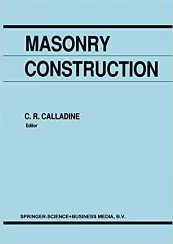 󾕇 دانلود کتاب Masonry Construction - Structural Mechanics And Other Aspects, 1992 - دانلود کتاب های دانشگاهی