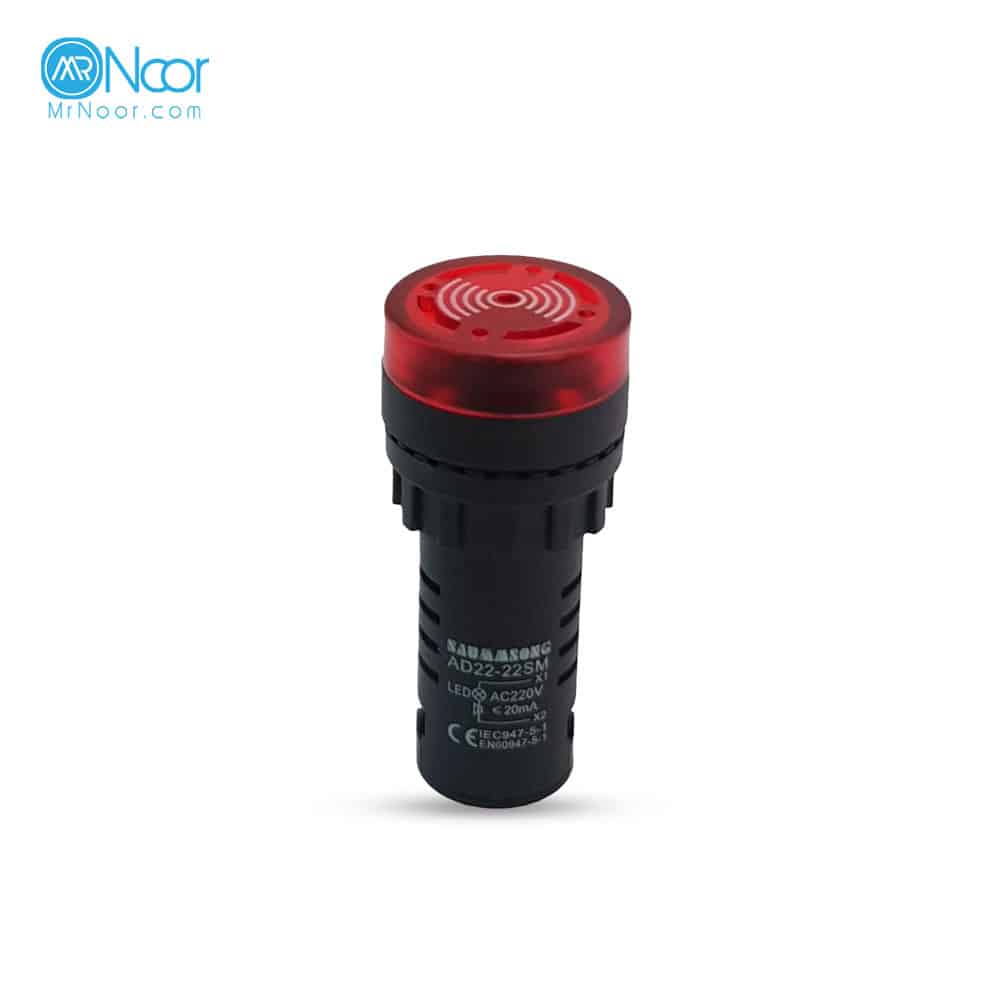 چراغ سیگنال بیزر دار 220 ولت سامسونگ AD22-22SM - مستر نور