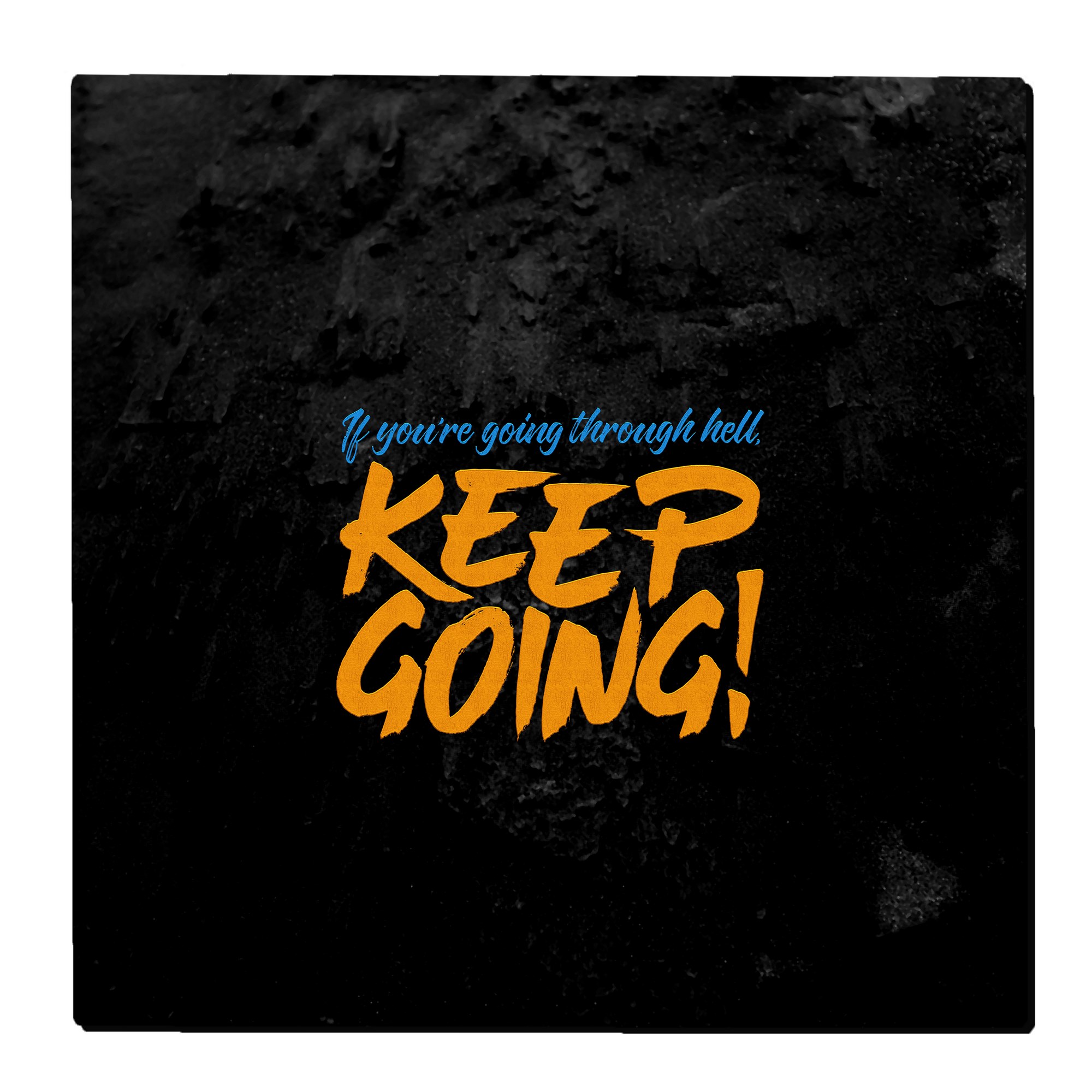 تابلو شاسی بکلیت طرح جمله انگیزشی ادامه بده مدل SH-s2215