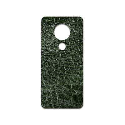 برچسب پوششی ماهوت مدل Green-Crocodile-Leather مناسب برای گوشی موبایل نوکیا 6.2