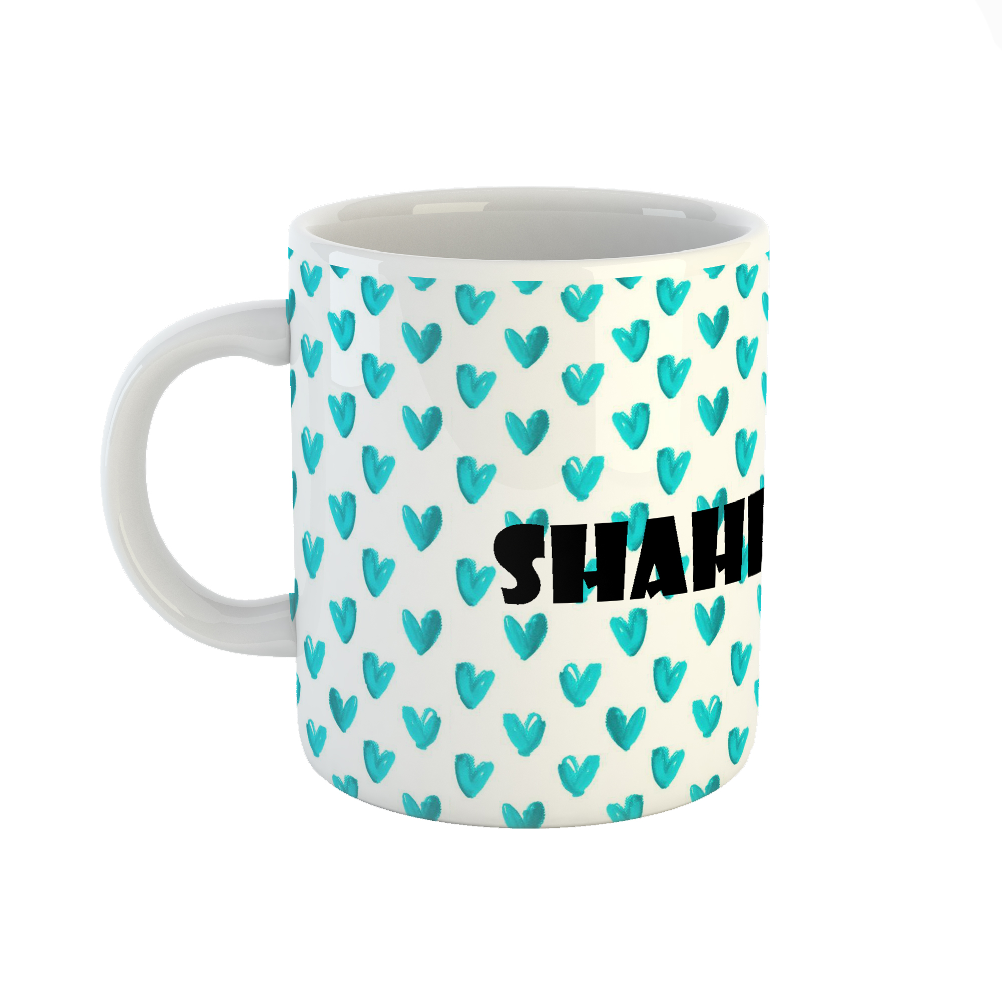 ماگ طرح اسم شهرزاد مدل قلب کد 769