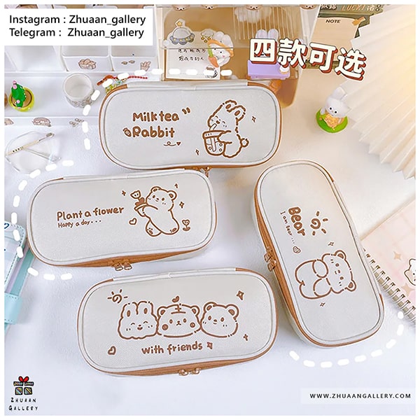 جامدادی صندوقچه ای خرس و خرگوش فانتزی