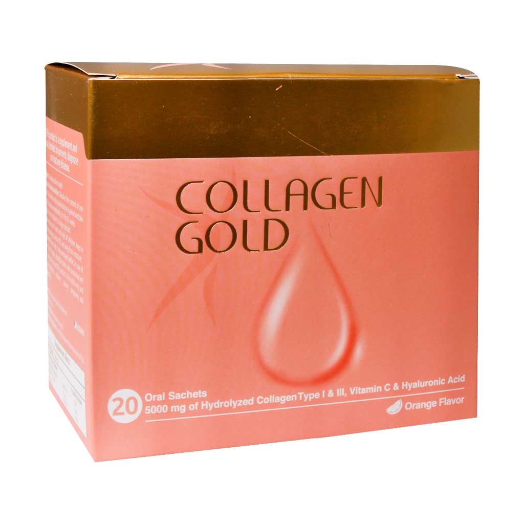 ساشه کلاژن گلد آدریان | Adrian Collagen Gold 20 Oral Sachets