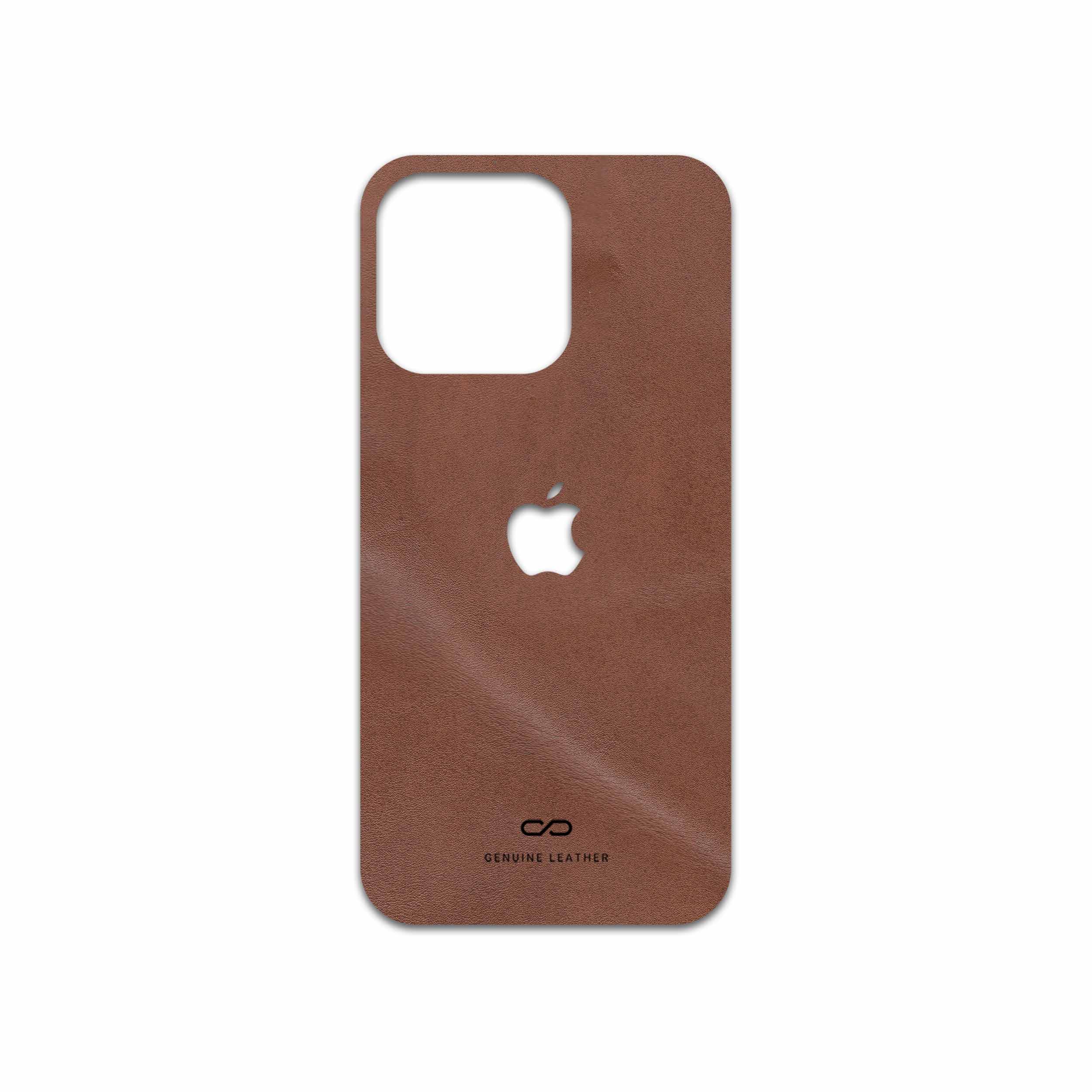 برچسب پوششی ماهوت مدل Matte-Natural-Leather مناسب برای گوشی موبایل اپل iphone 13 Pro