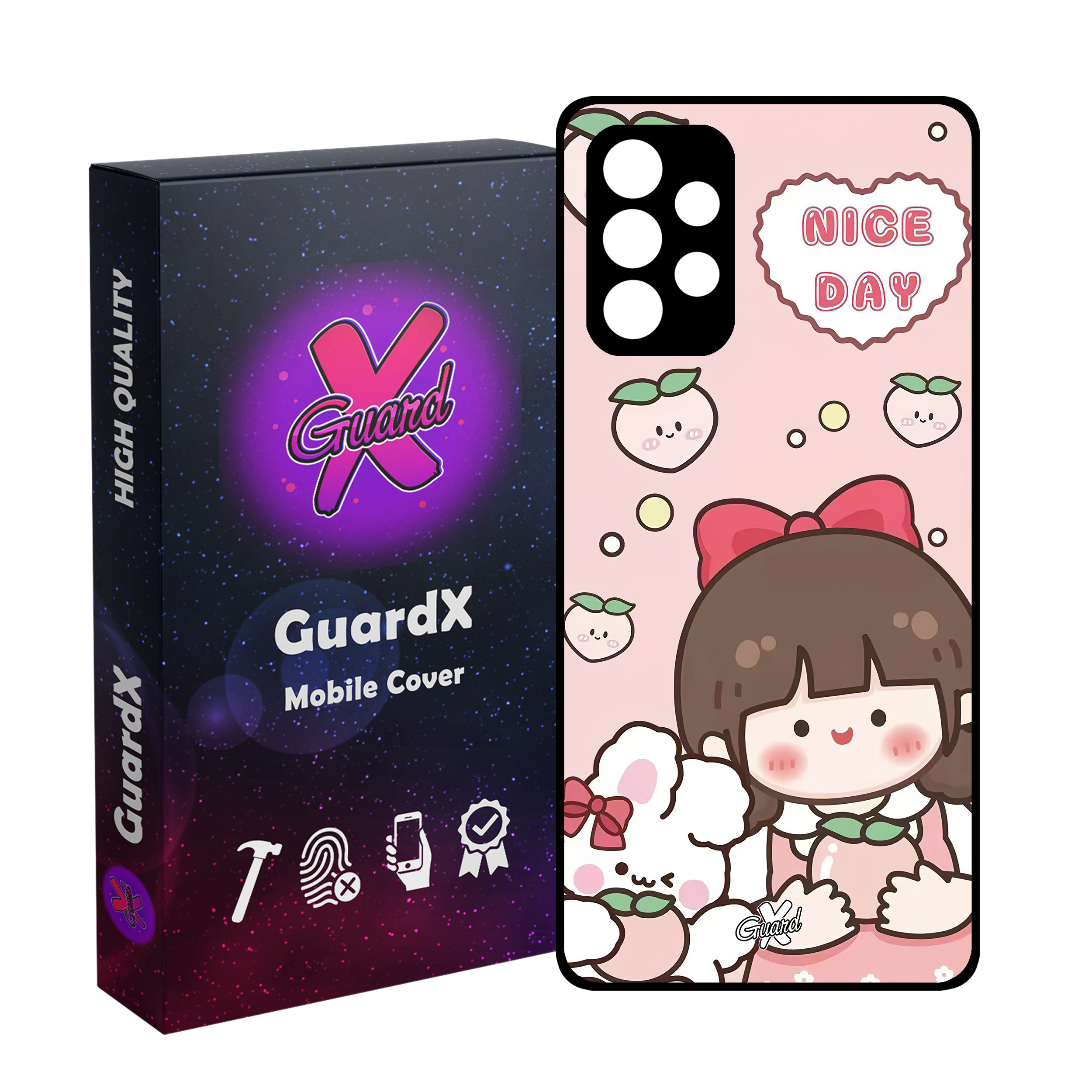 کاور گارد ایکس طرح دختر مدل Glass10522 مناسب برای گوشی موبایل سامسونگ Galaxy A13 4G