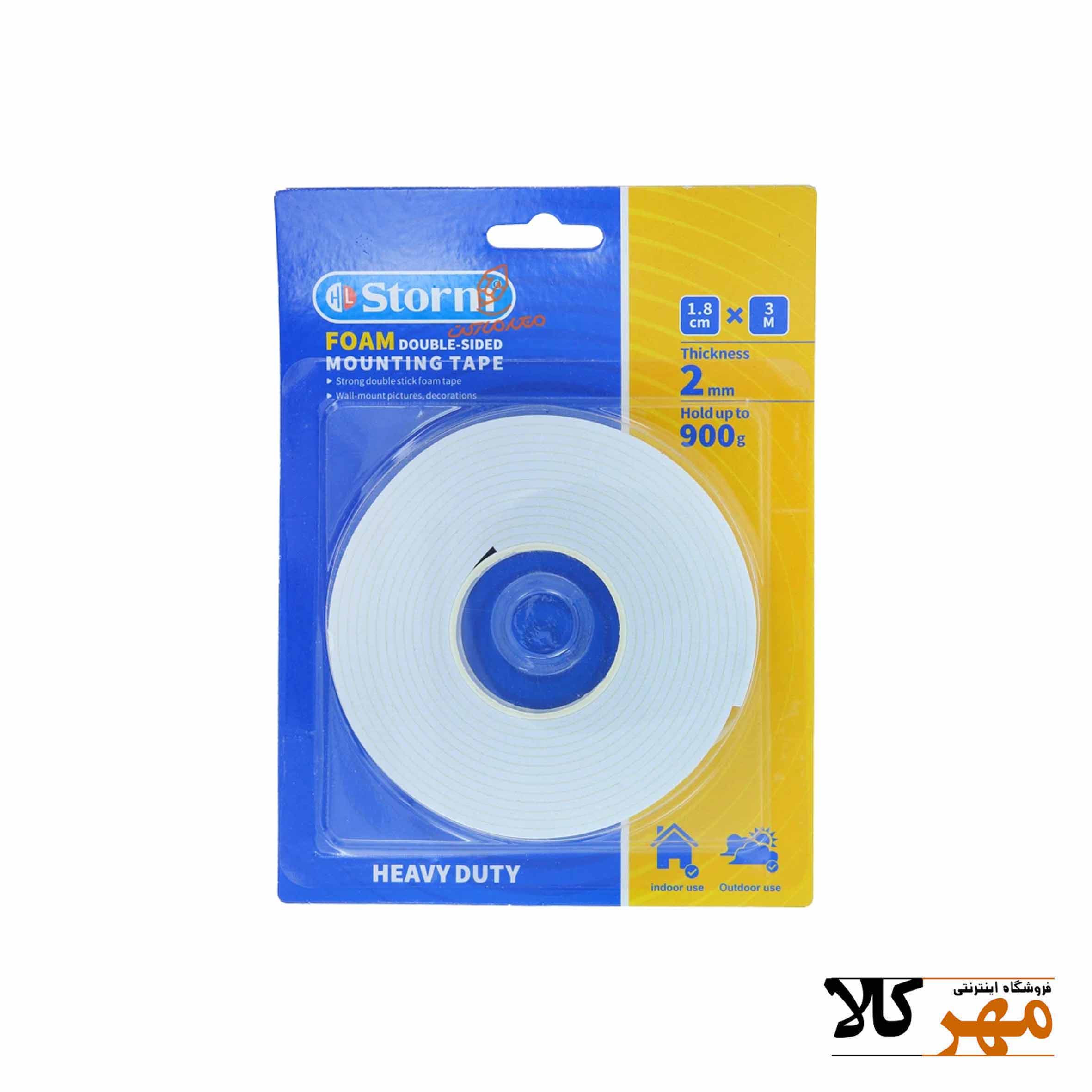 چسب دوطرفه استورم فومي 1.8*3م