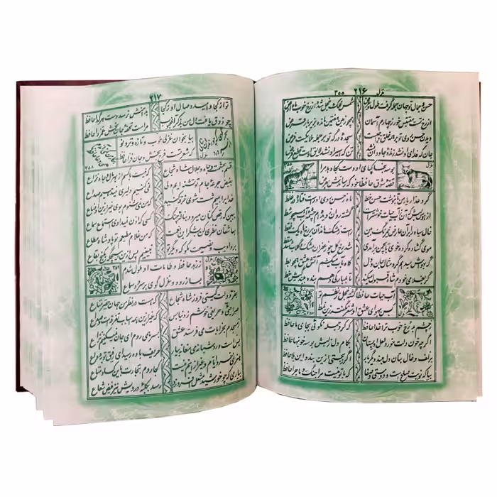 کتاب دیوان خواجه شمس الدین حافظ شیرازی انتشارات نورگیتی