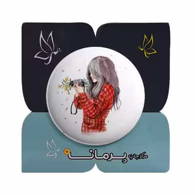 پیکسل پرمانه طرح دختر عکاس کد pm.5117 