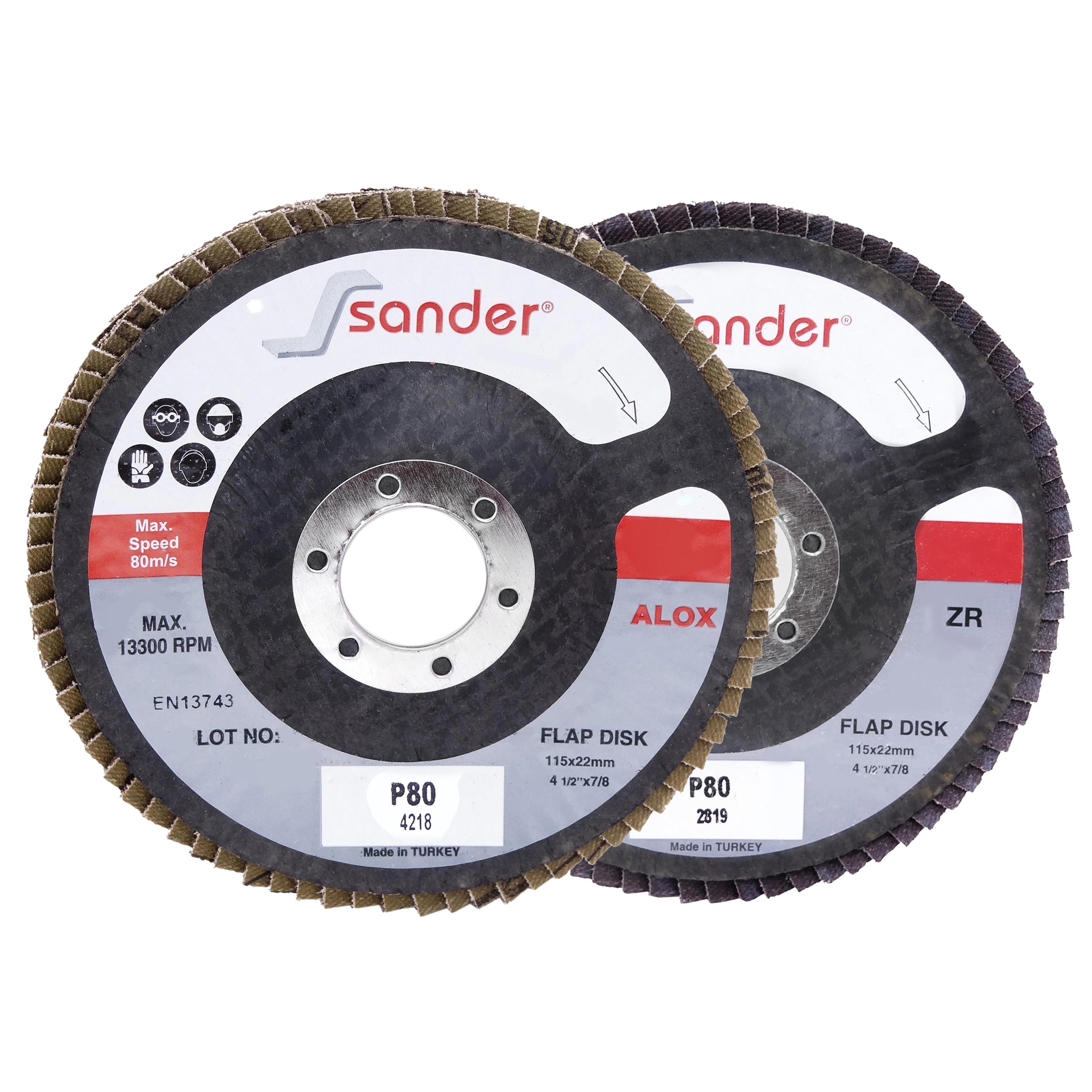 صفحه فلاپ آلوکس/ زیرکونیوم ساندر مدلMMA-SD-2AL/ZR80 - مجموعه 2 عددی