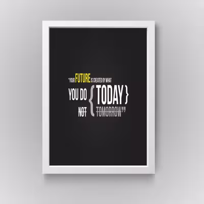 تابلو مدل دکوراتیو انگیزشی you do todayکدN237
